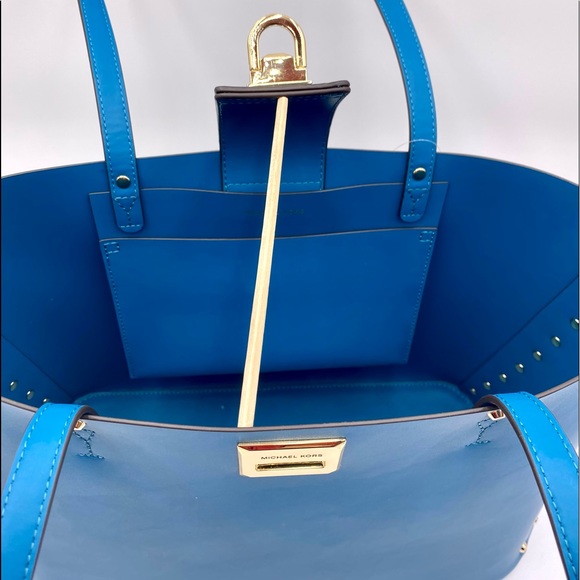 Michael Kors Manhattan Large Tote Lagoon - Picture 10 of 13
